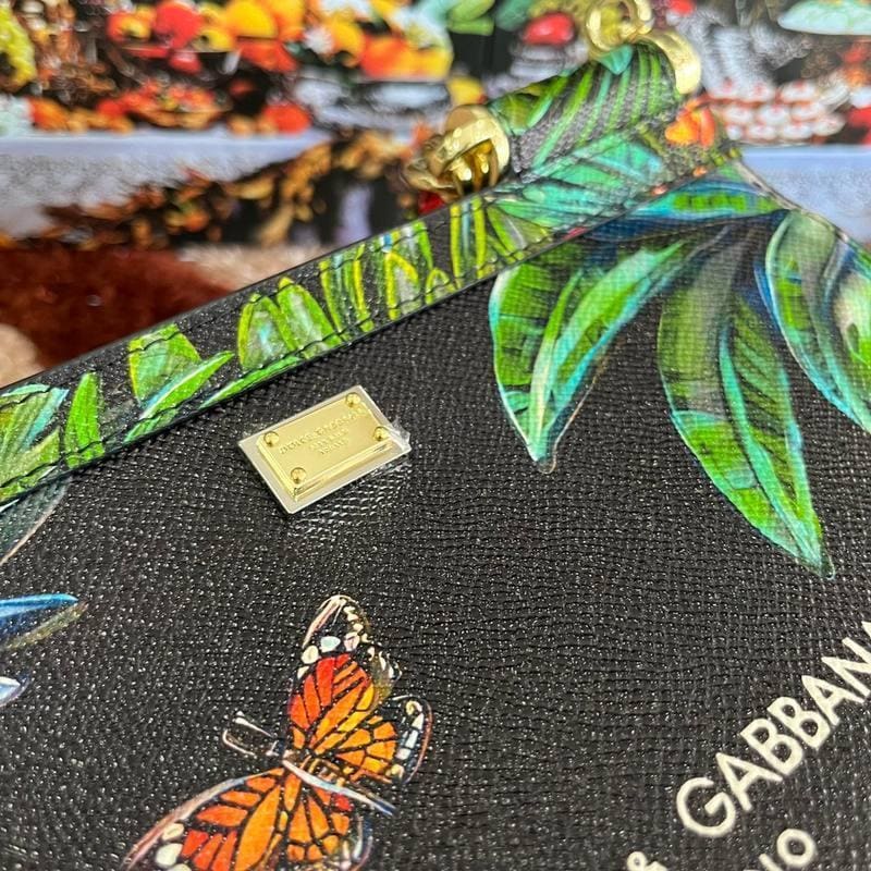 Dolce & Gabbana Flower Print Sicily Bag | Banlieue91