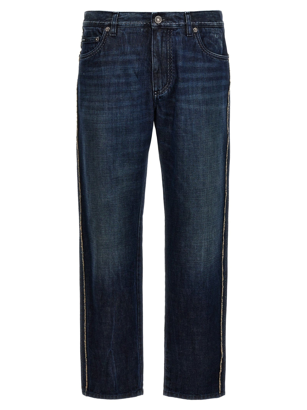 Dolce & Gabbana Fringed Stitching Jeans | Banlieue91