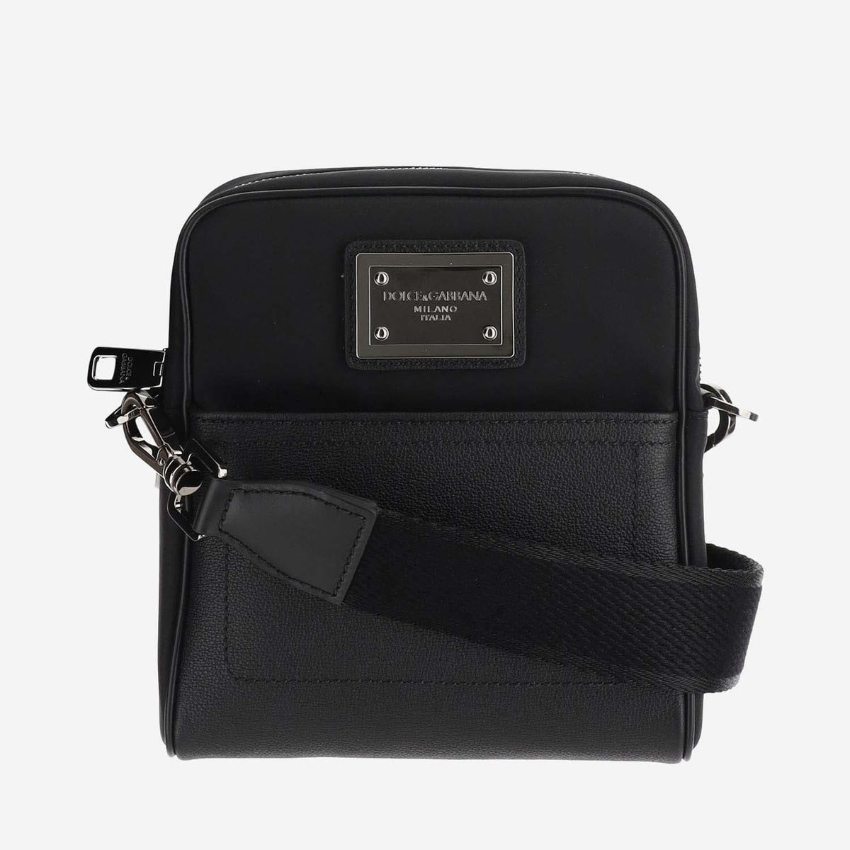 Dolce & Gabbana Garnet Calfskin And Nylon Shoulder Bag | Banlieue91