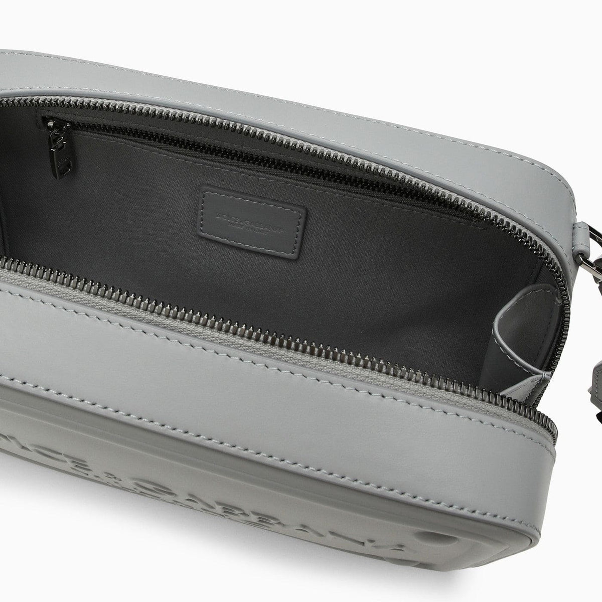 Dolce&Gabbana Grey Calfskin Shoulder Bag | Banlieue91