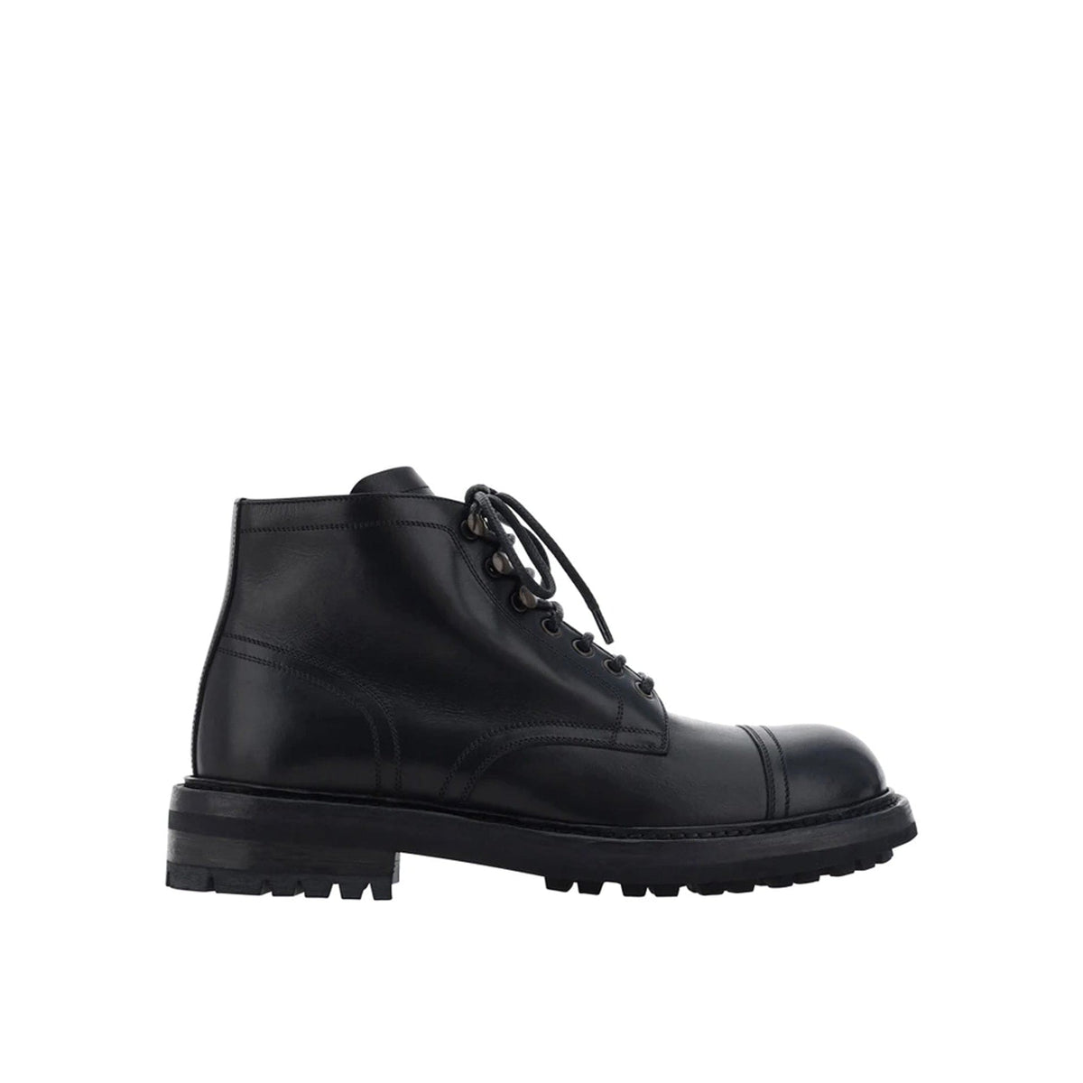 Dolce & Gabbana Lace Up Leather Boots | Banlieue91