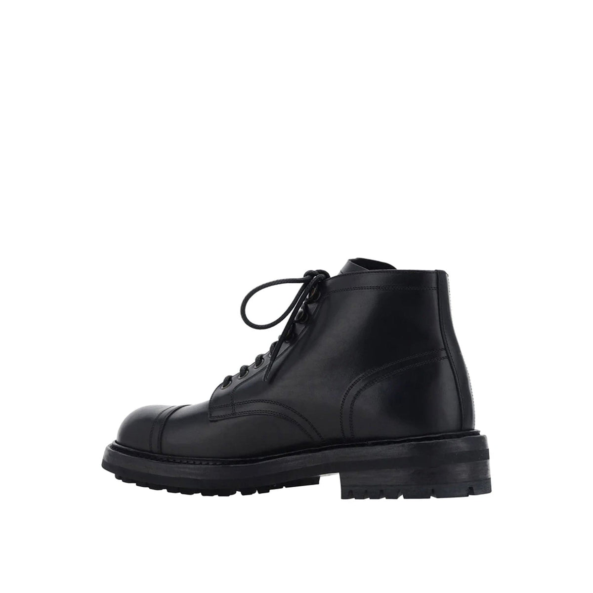 Dolce & Gabbana Lace Up Leather Boots | Banlieue91