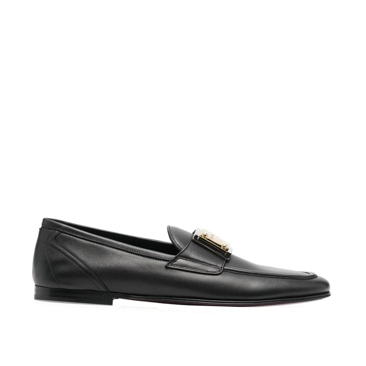 Dolce & Gabbana Leather Logo Loafers | Banlieue91