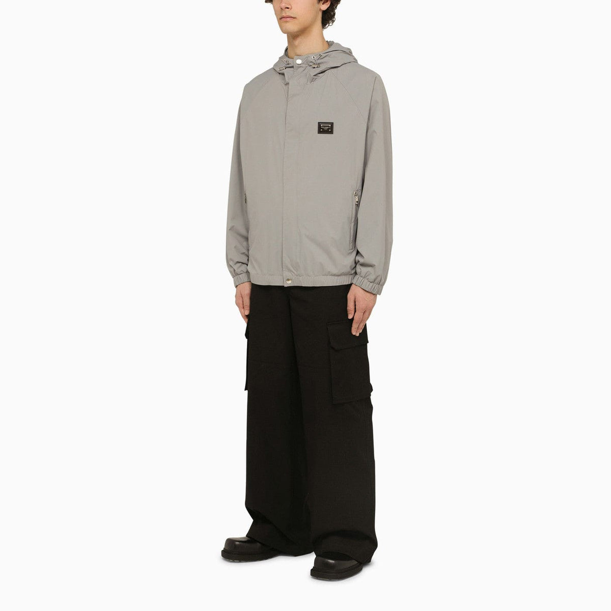 Dolce&Gabbana Lightweight Grey Hooded Jacket | Banlieue91