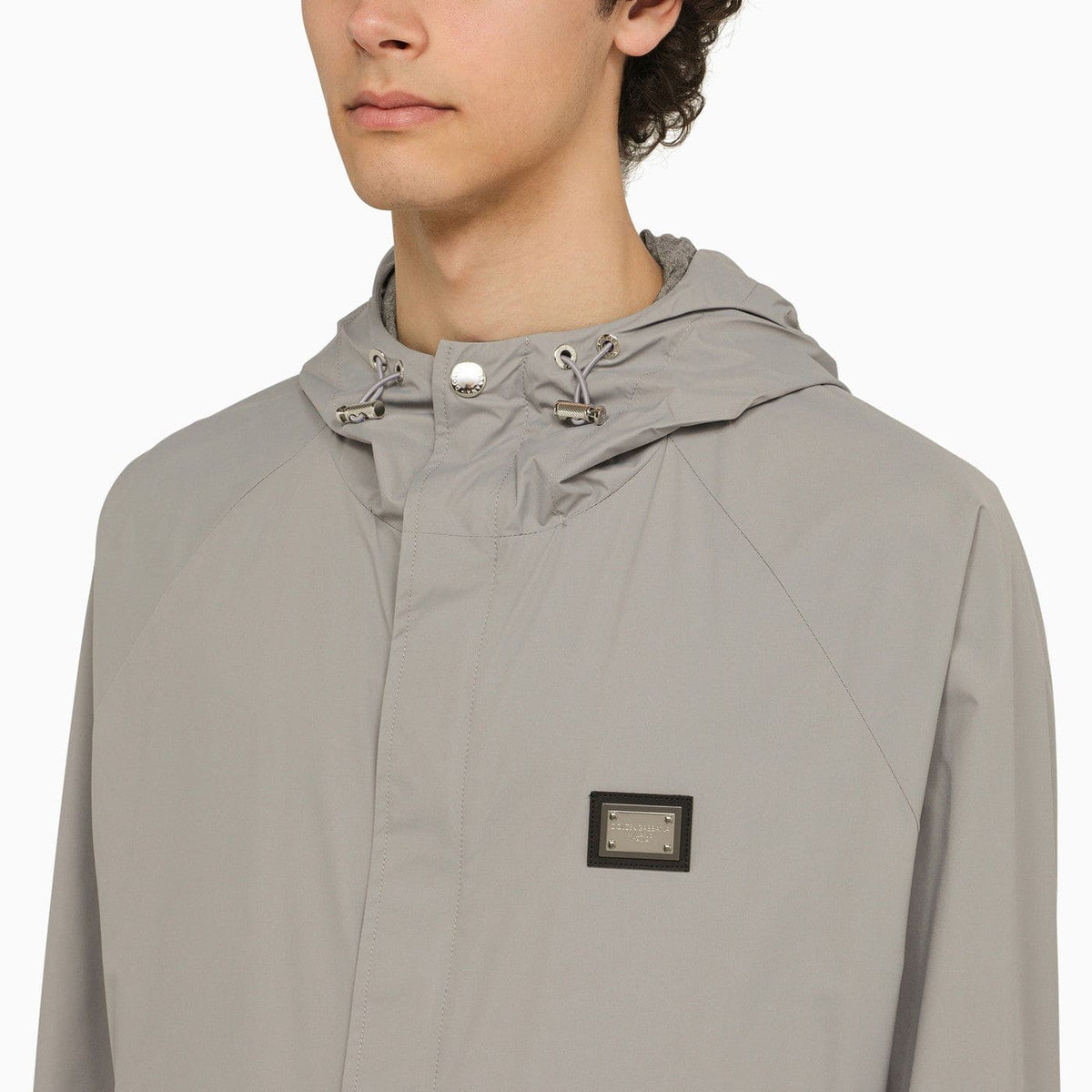 Dolce&Gabbana Lightweight Grey Hooded Jacket | Banlieue91