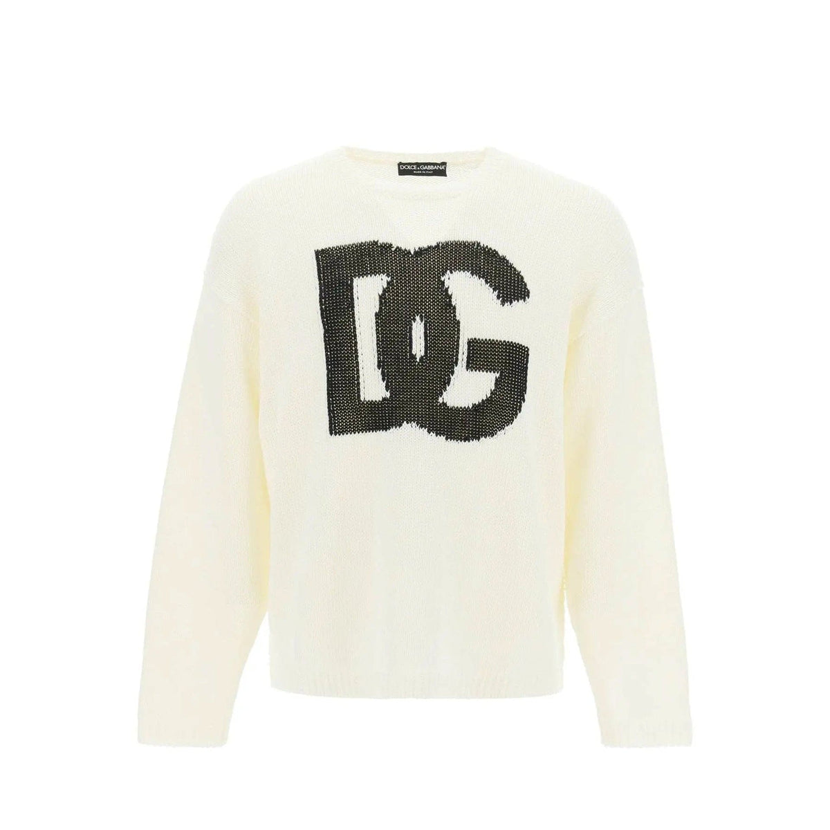 Dolce & Gabbana Linen Logo Sweater | Banlieue91