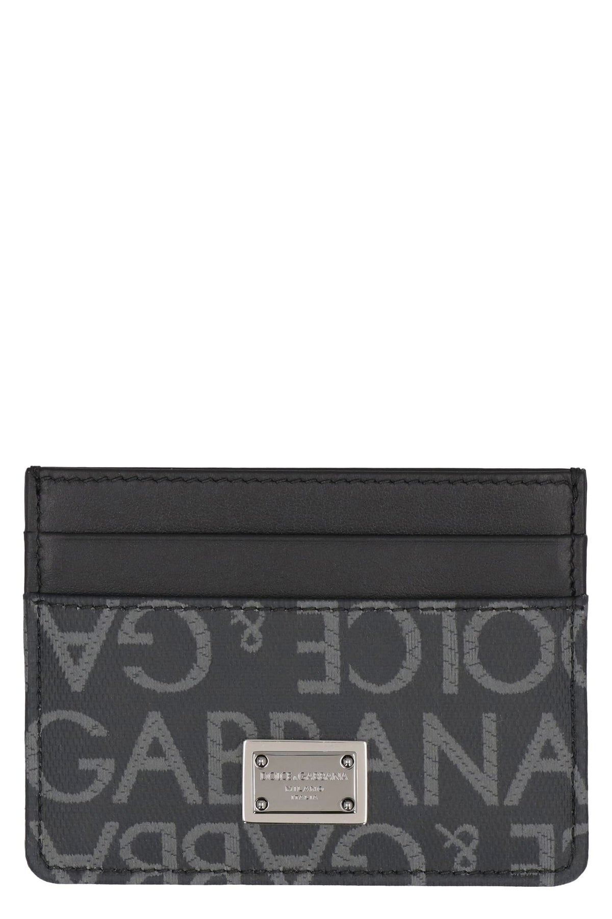 DOLCE & GABBANA Logo Detail Mini Leather Card Holder | Banlieue91