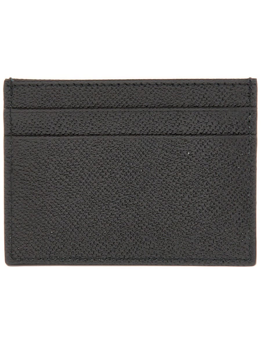 DOLCE & GABBANA Mini Calfskin Card Holder with Four Slots | Banlieue91