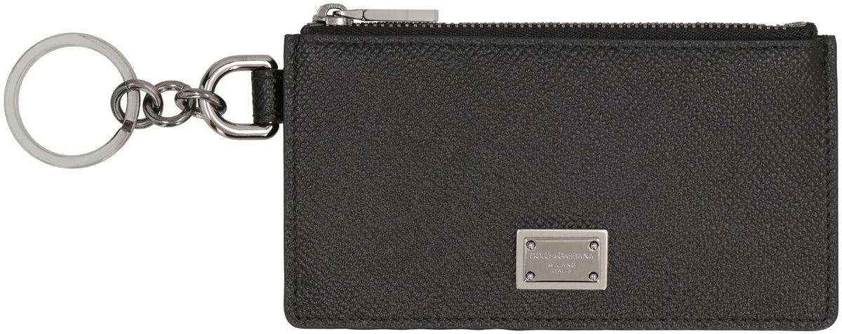 DOLCE & GABBANA Mini Leather Card Holder | Banlieue91
