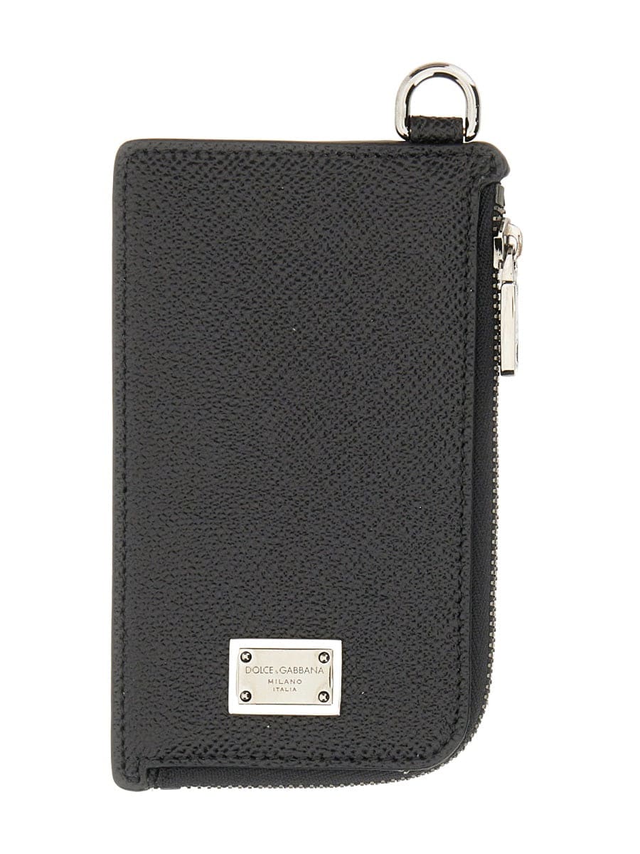 DOLCE & GABBANA Mini Logo Plaque Card Holder | Banlieue91