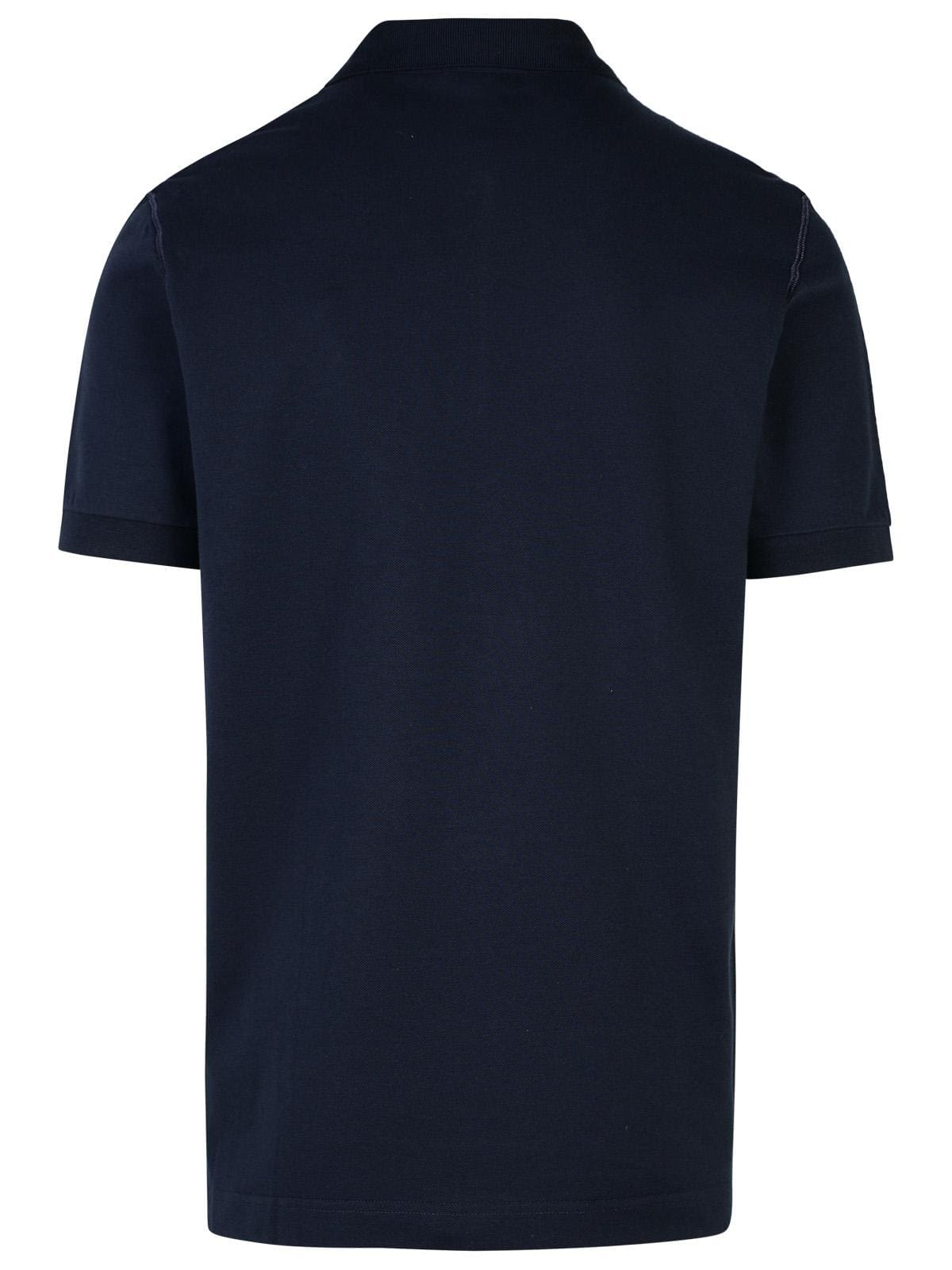 Dolce & Gabbana Navy Cotton Polo Shirt | Banlieue91
