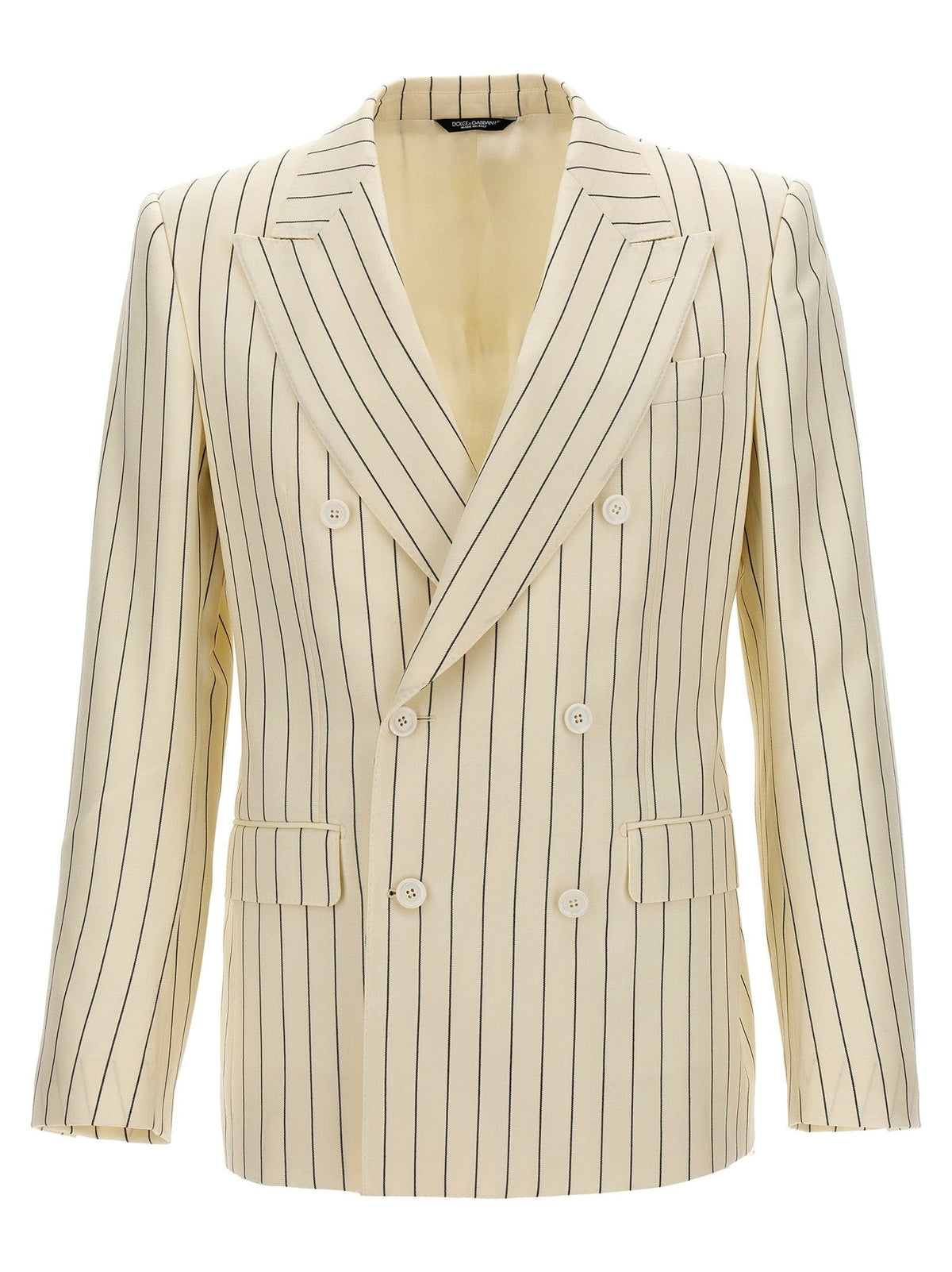 Dolce & Gabbana Pinstriped Double Breasted Blazer | Banlieue91