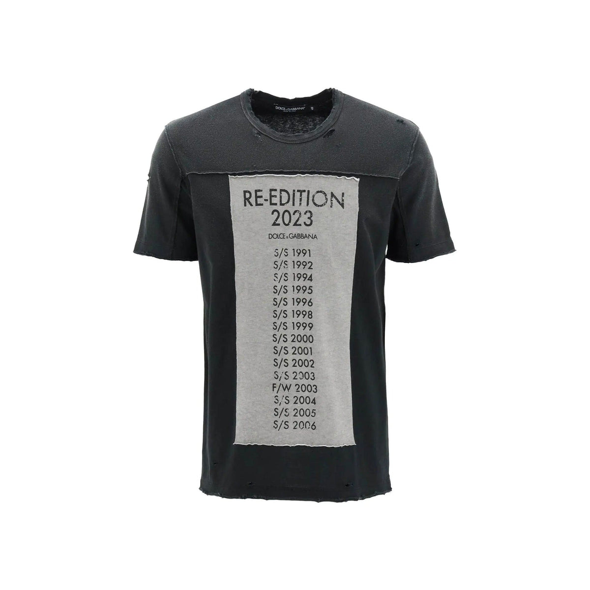 Dolce & Gabbana Printed Cotton T Shirt | Banlieue91