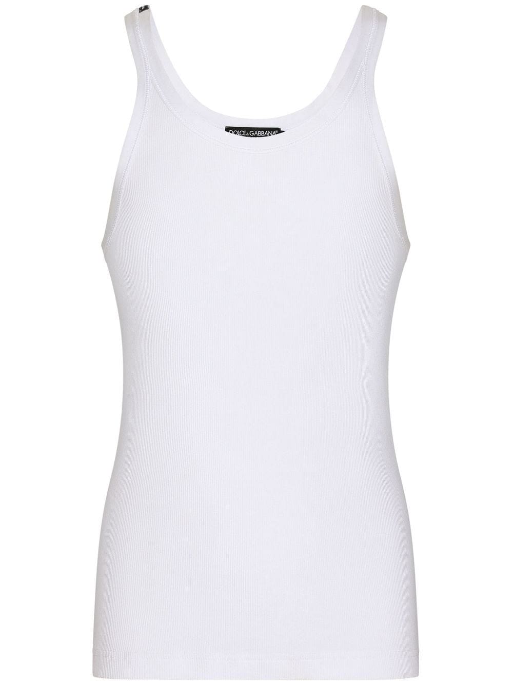 Dolce & Gabbana Ribbed Cotton Tank Top | Banlieue91