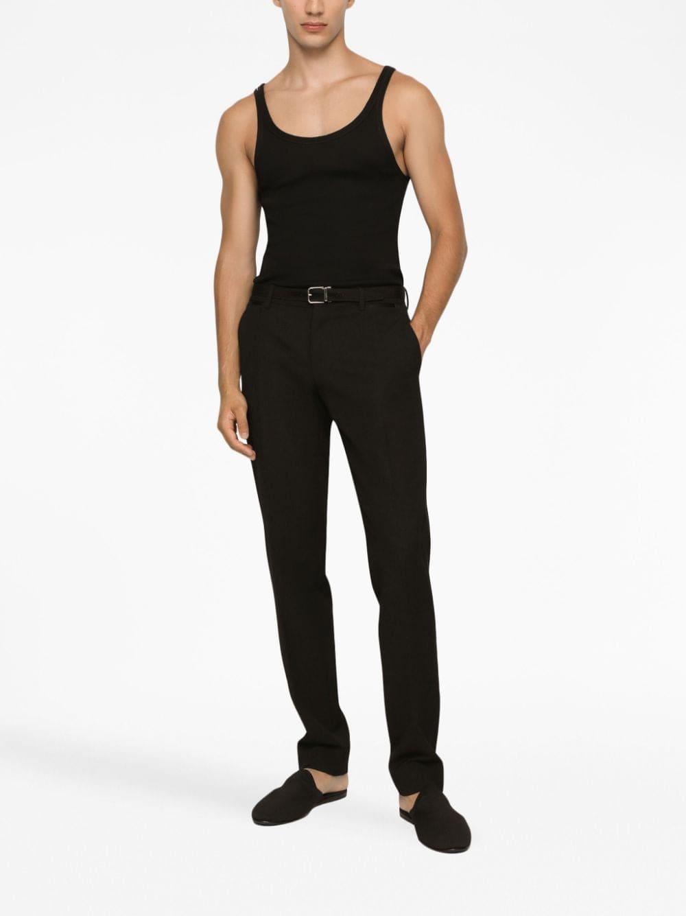 Dolce & Gabbana Ribbed Cotton Tank Top | Banlieue91