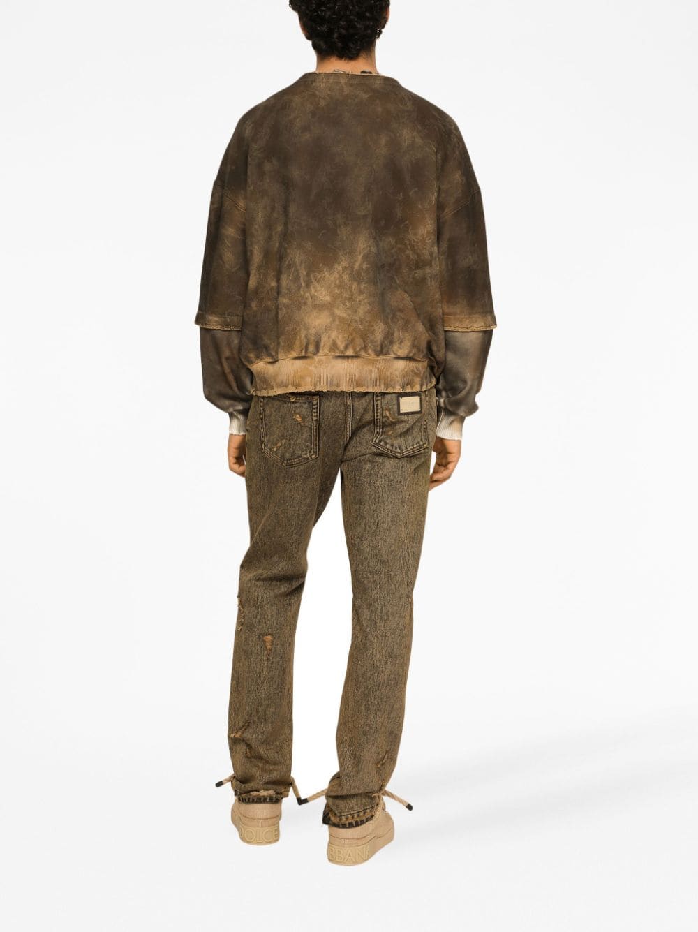 Dolce & Gabbana Ripped Denim Cotton Jeans | Banlieue91