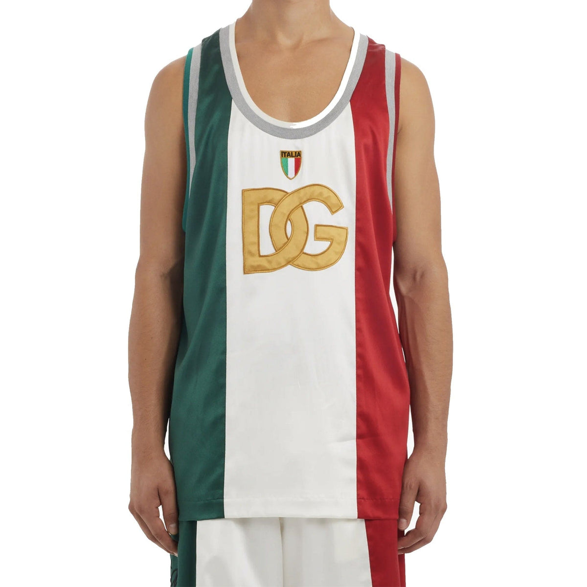 Dolce & Gabbana Satin Tank T Shirt | Banlieue91