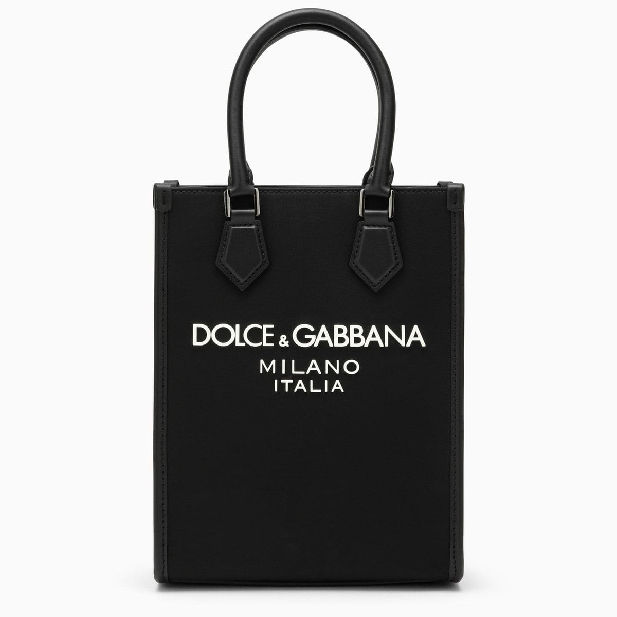 Dolce&Gabbana Small Black Nylon Bag With Logo | Banlieue91
