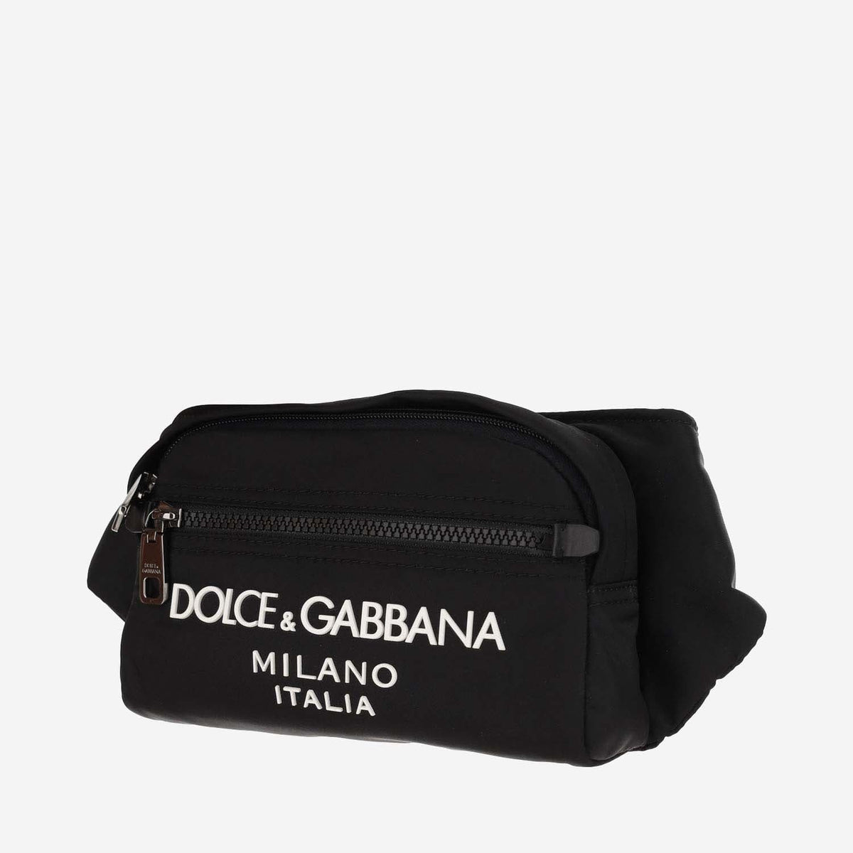 Dolce & Gabbana Small Nylon Pouch With Rubberized Logo | Banlieue91
