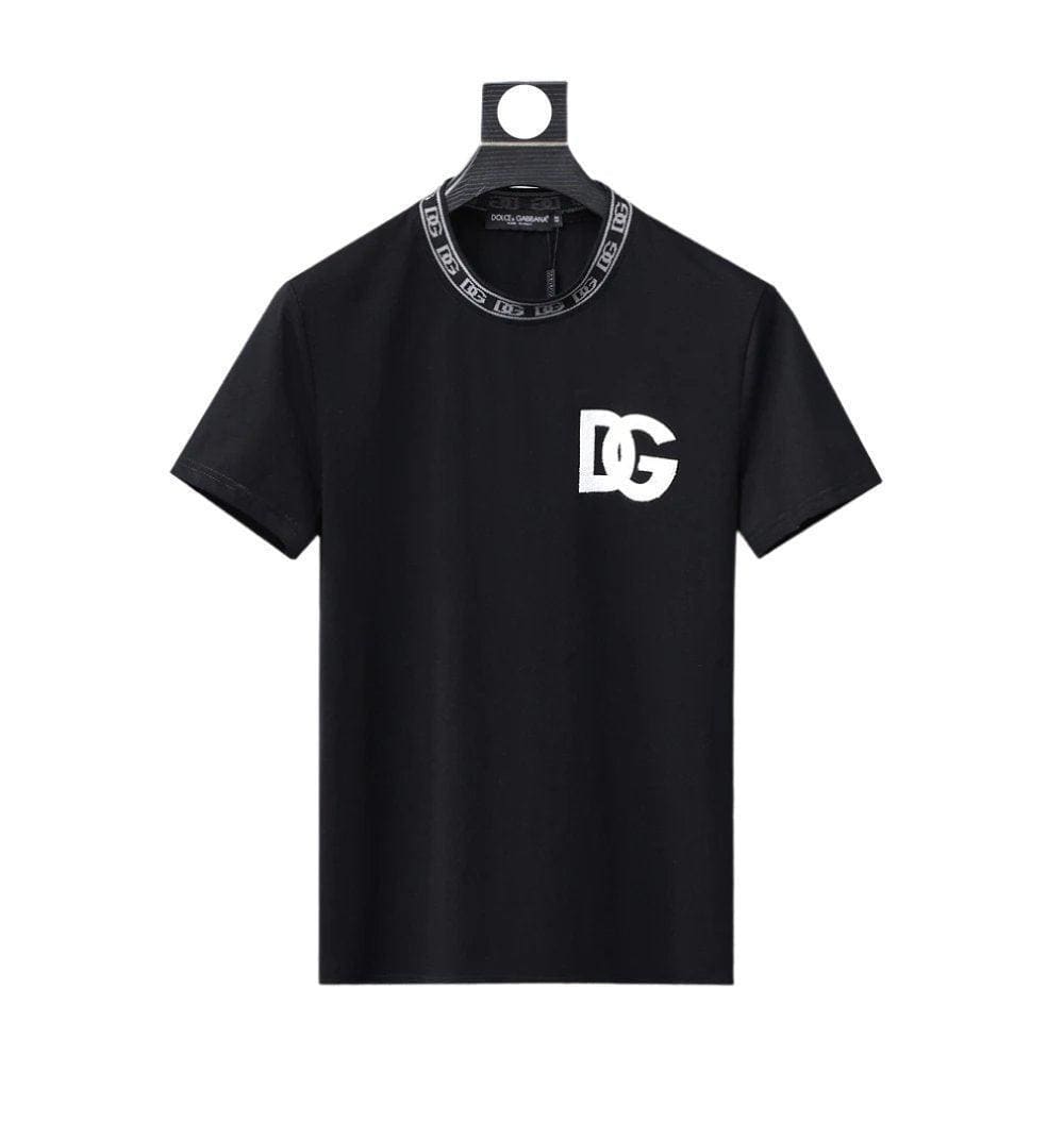 Dolce & Gabbana T-Shirt Without Collar 'Black & White' | Banlieue91