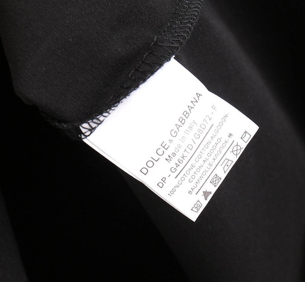 Dolce & Gabbana T-Shirt Without Collar 'Black & White' | Banlieue91