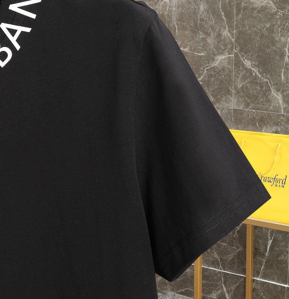 Dolce & Gabbana T-Shirt Without Collar 'Black & White' | Banlieue91