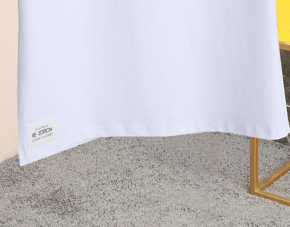 Dolce & Gabbana T-Shirt Without Collar 'White' | Banlieue91