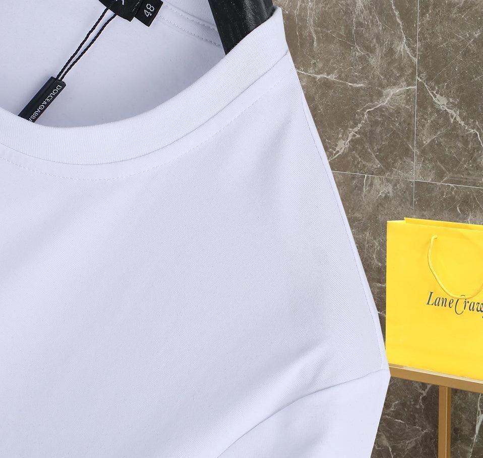 Dolce & Gabbana T-Shirt Without Collar 'White' | Banlieue91