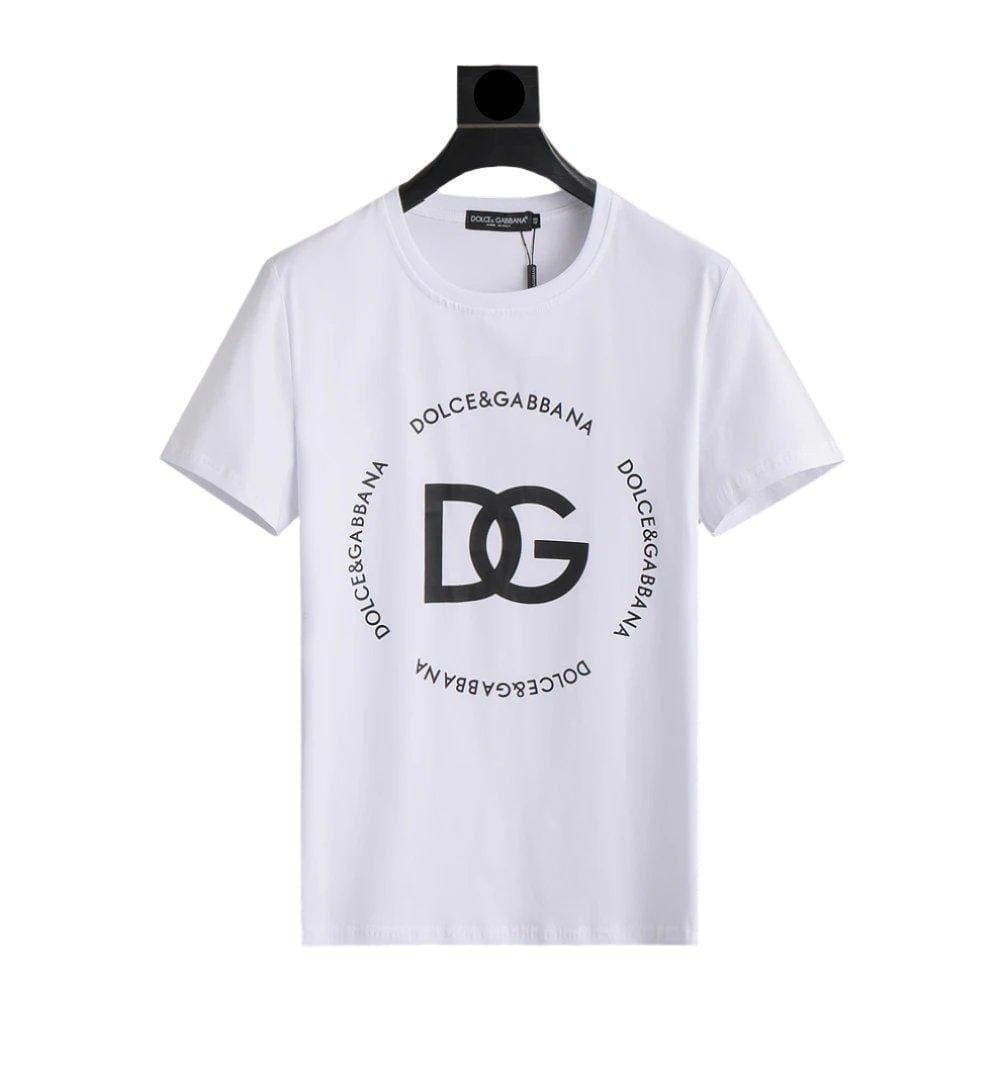 Dolce & Gabbana T-Shirt Without Collar 'White & Black' | Banlieue91