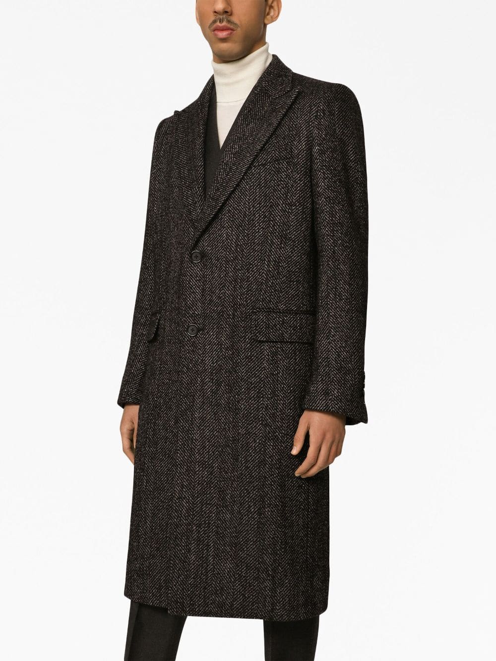 Dolce & Gabbana Wool Single Breasted Coat | Banlieue91