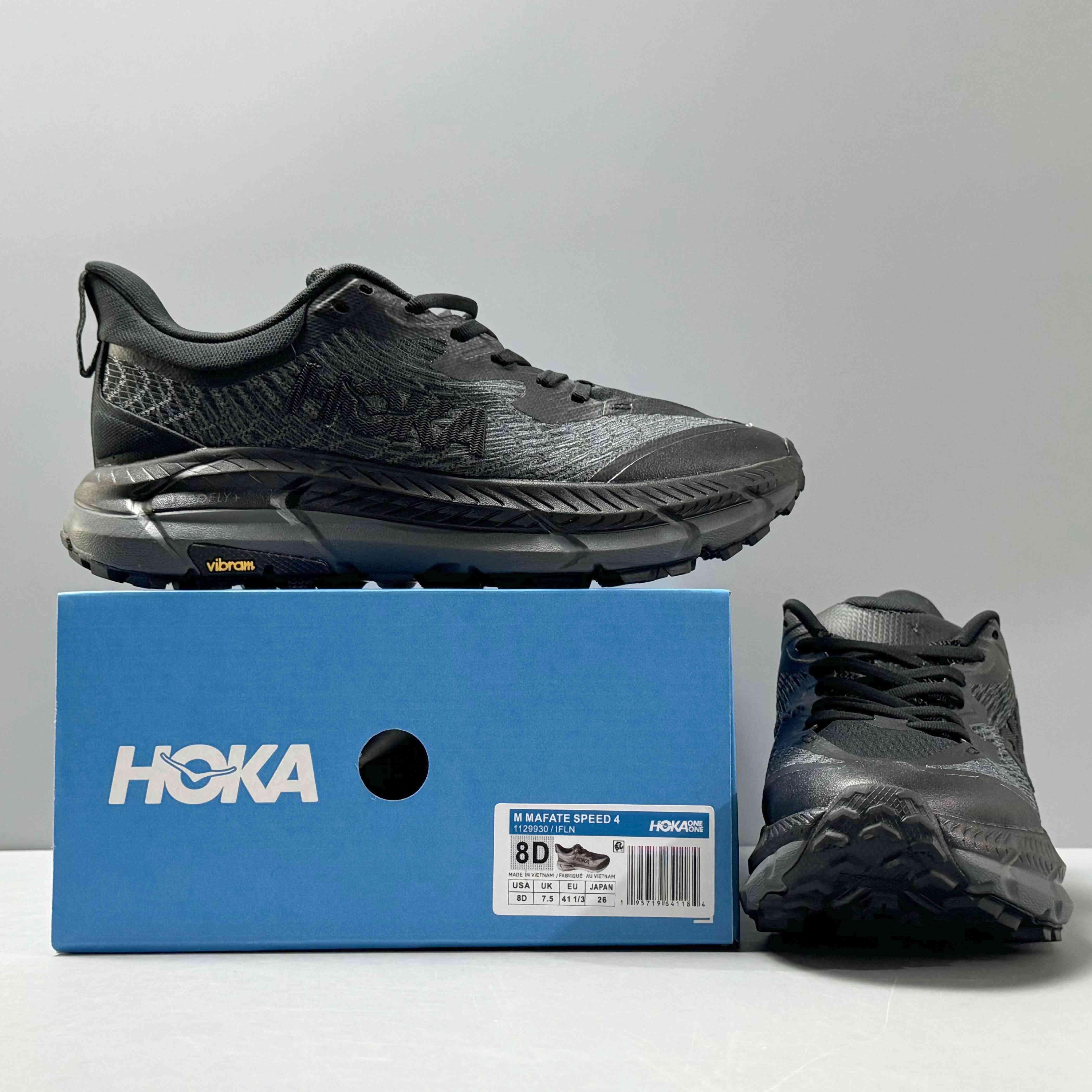 HOKA ONE ONE Mafate Speed 4 'Black' - Banlieue91