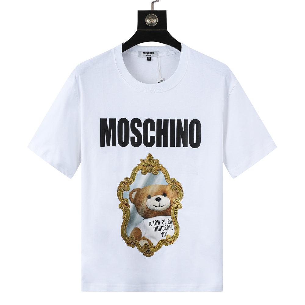 Moschino Mirror Teddy Bear T-Shirt 'White' - Banlieue91