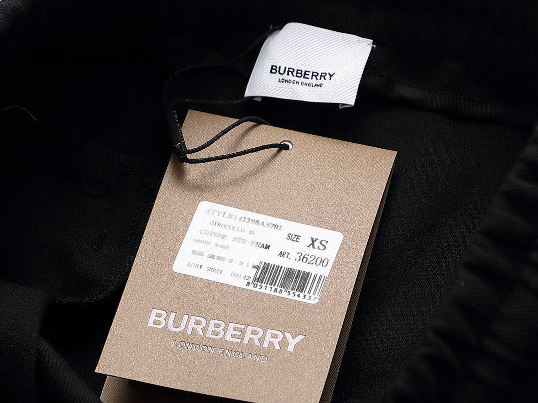 Burberry Long Pant 'Black/Beige' - Banlieue91