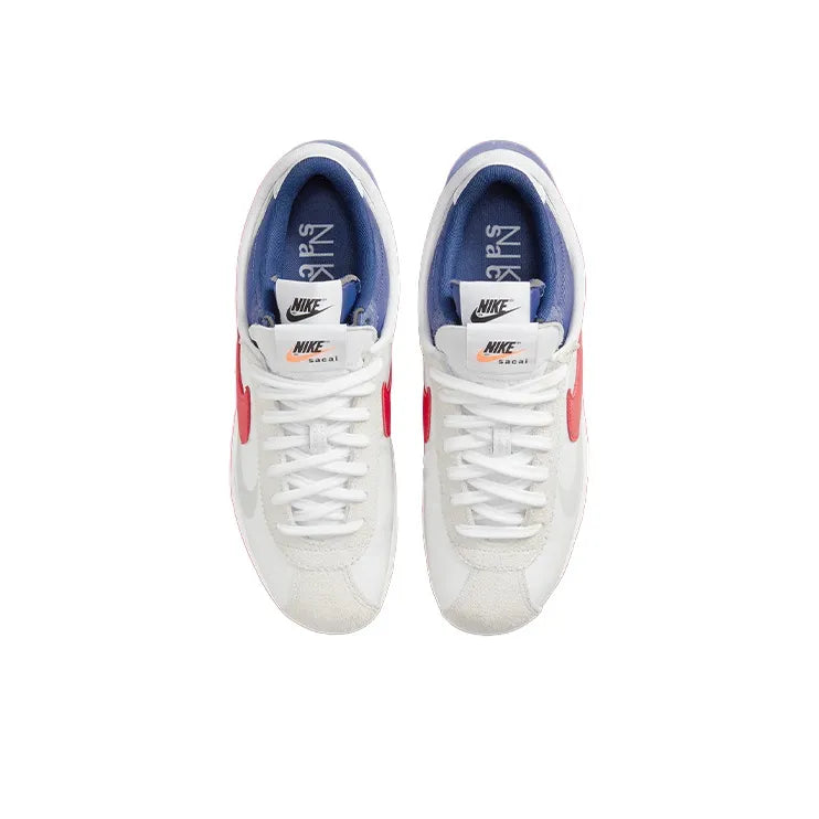 Nike Zoom Cortez Sp Sacai White University Red Blue - Banlieue91 -