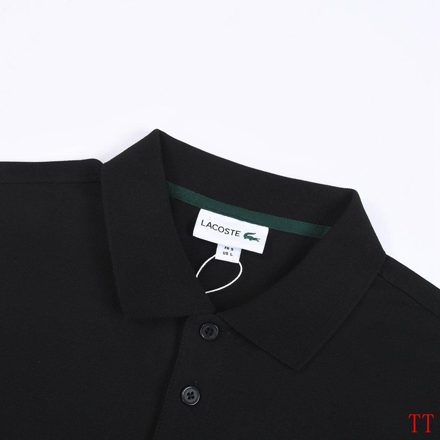 Lacoste Black T-shirt With Collar - Banlieue91