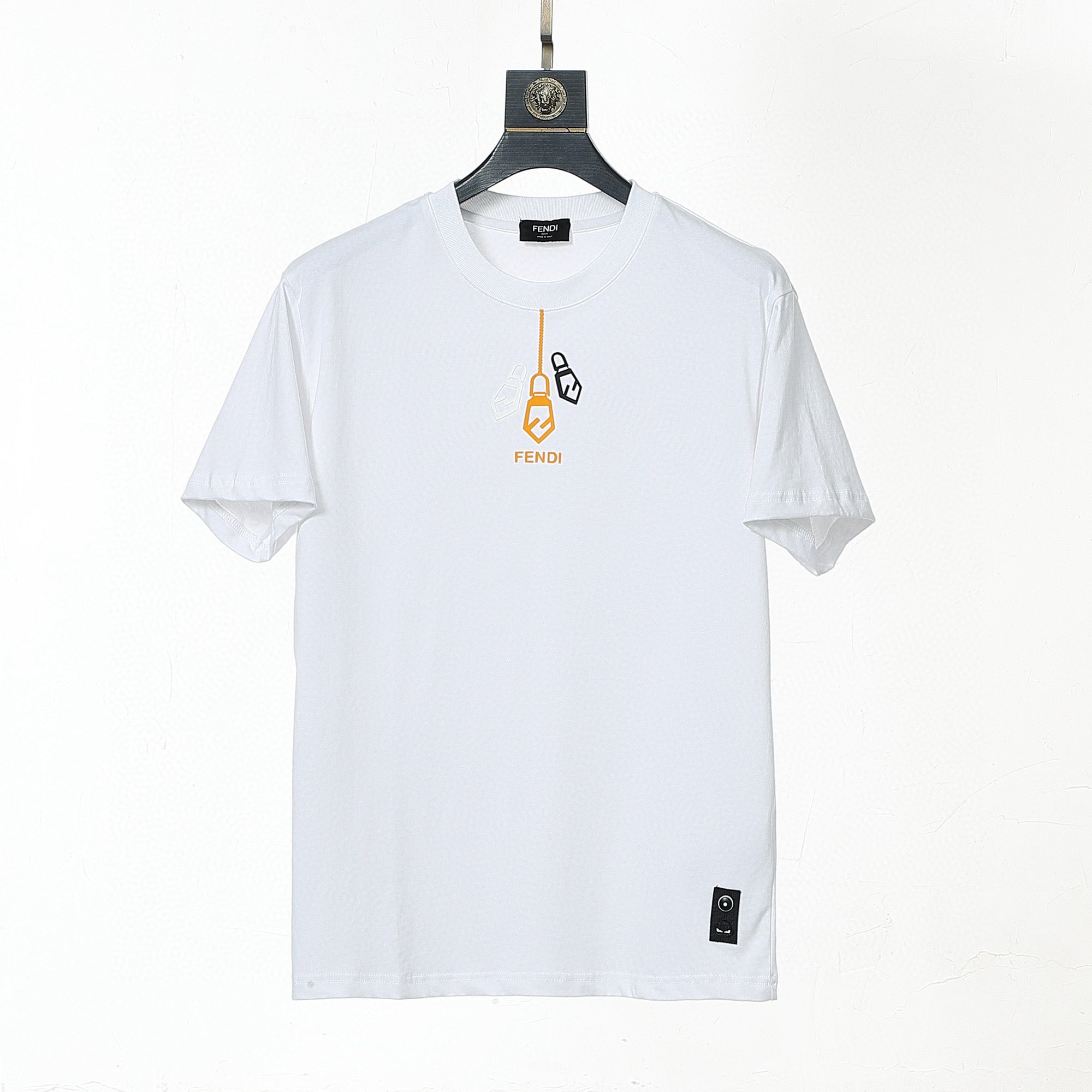 Fendi T-Shirt without Collar 'White' - Banlieue91