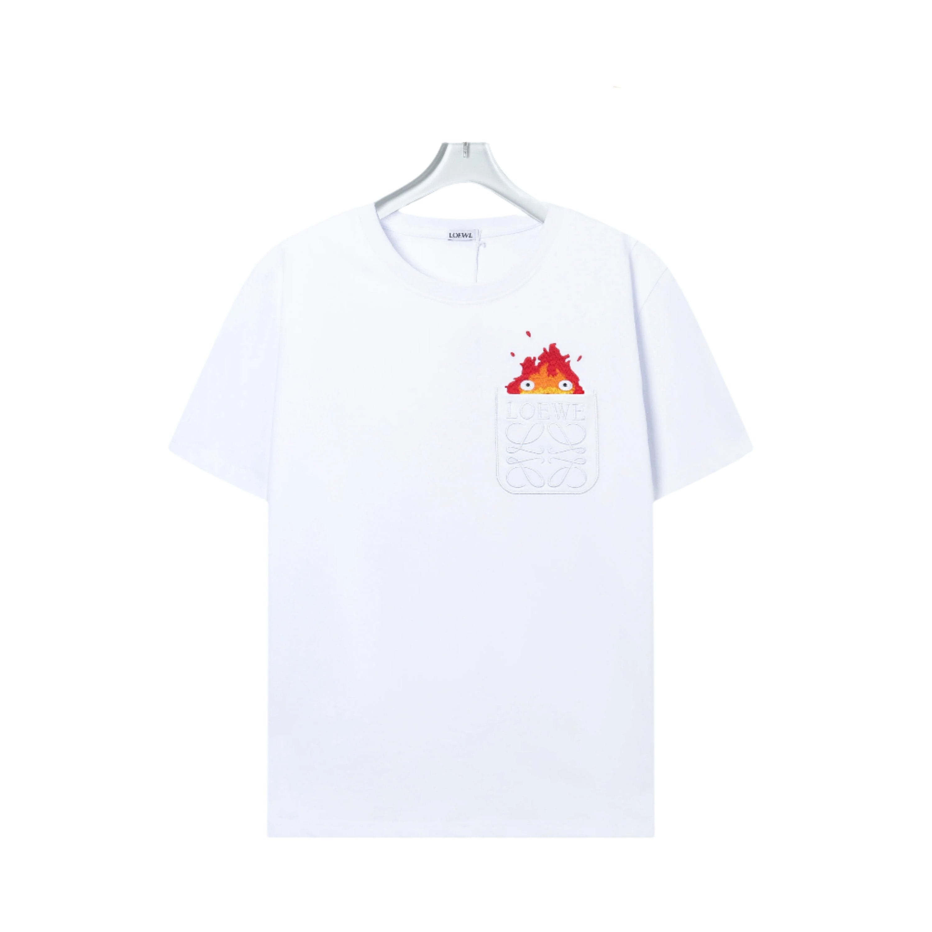 Loewe T-Shirt Without Collar 'White' - Banlieue91