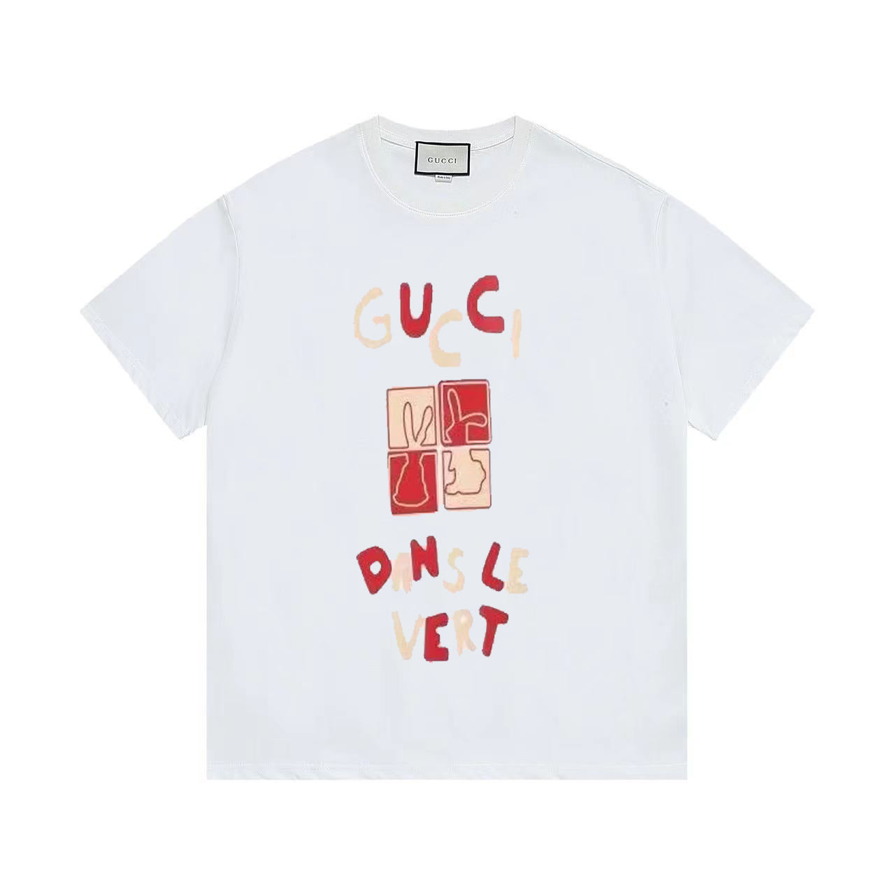 Gucci T-Shirt Without Collar 'White' - Banlieue91