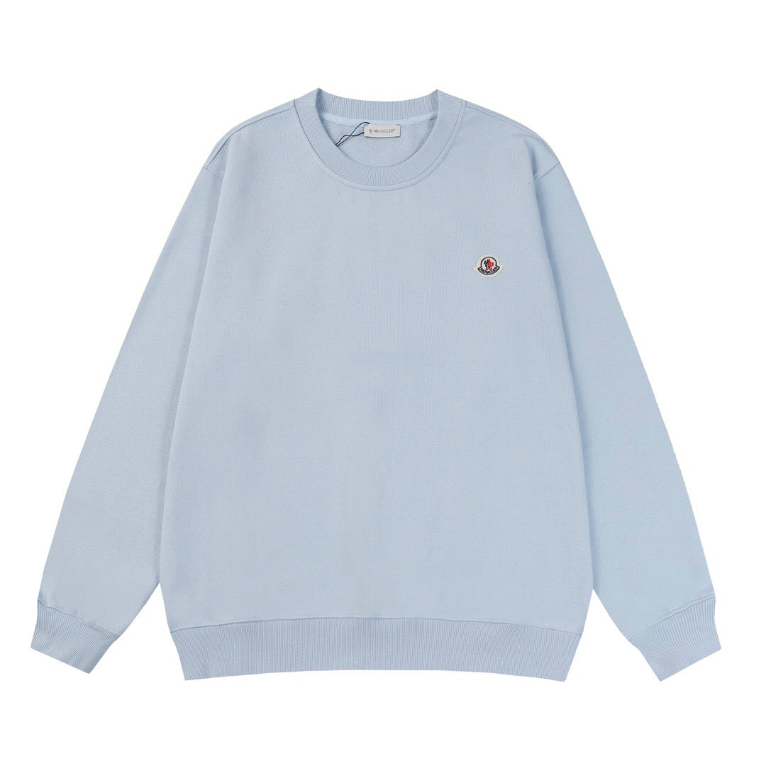 Moncler Logo Patch Sweatshirt 'Blue' - Banlieue91