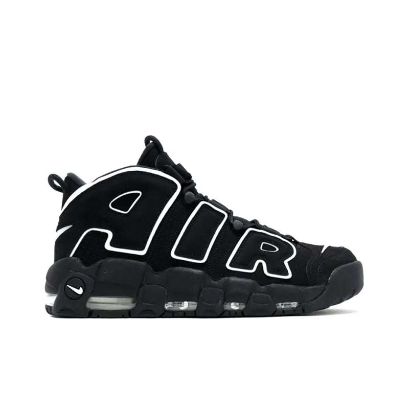 Nike Air More Uptempo Black White - Banlieue91 -