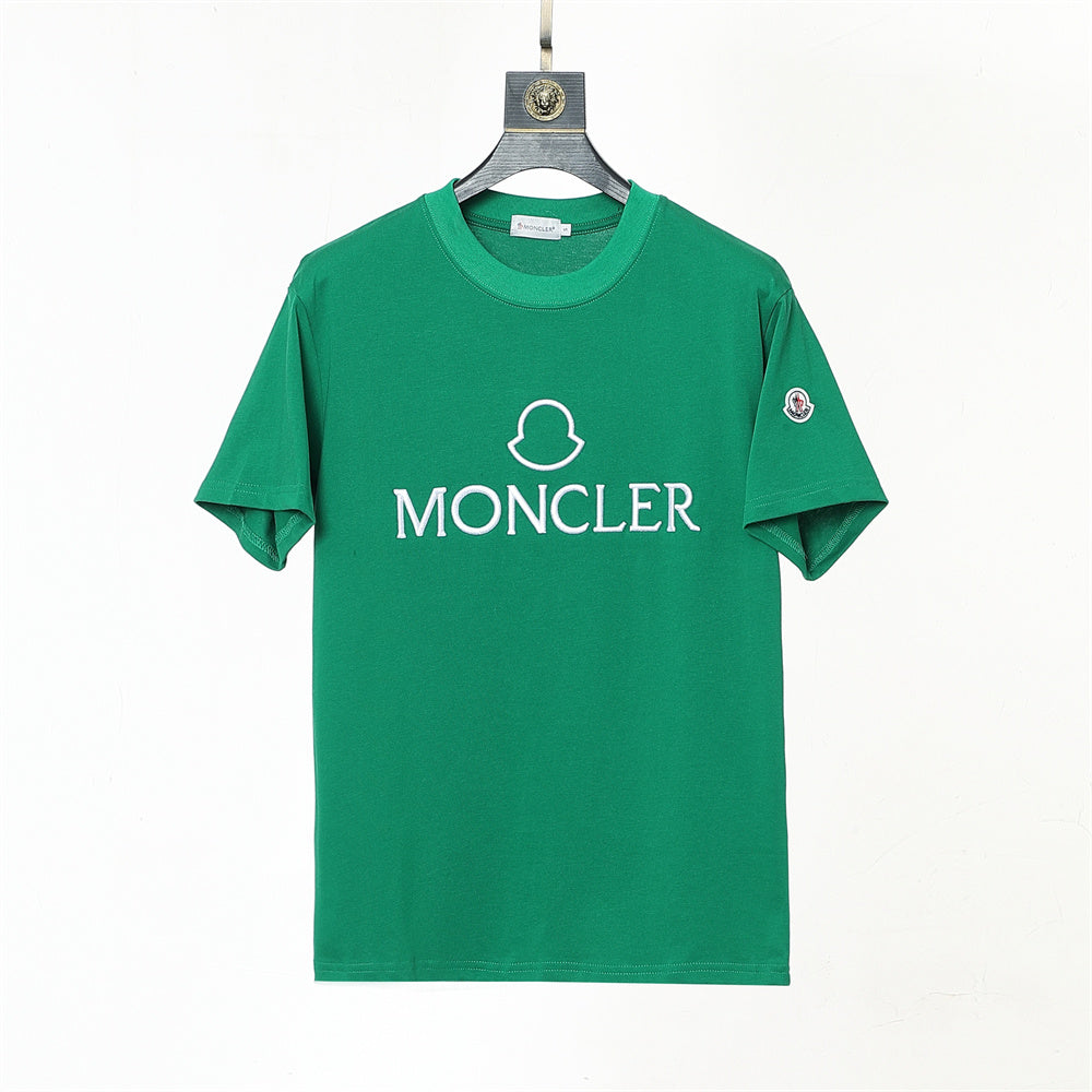 Moncler T-Shirt Without Collar 'Green' - Banlieue91