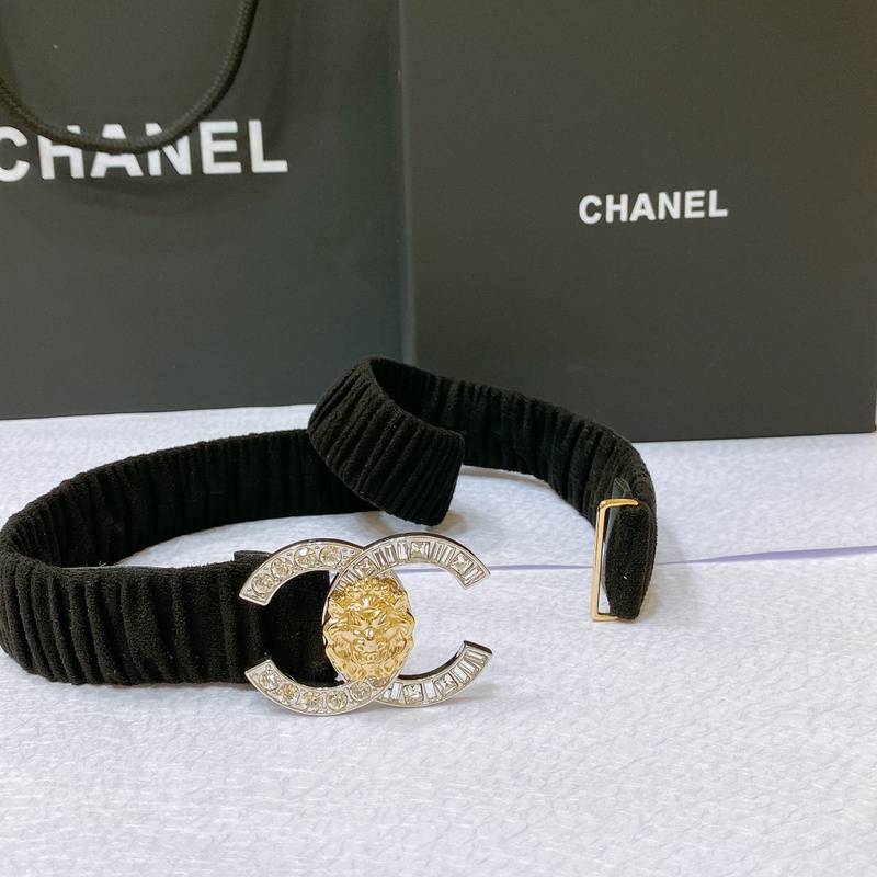 Chanel Leather Women’s Belt 'Black' - Banlieue91