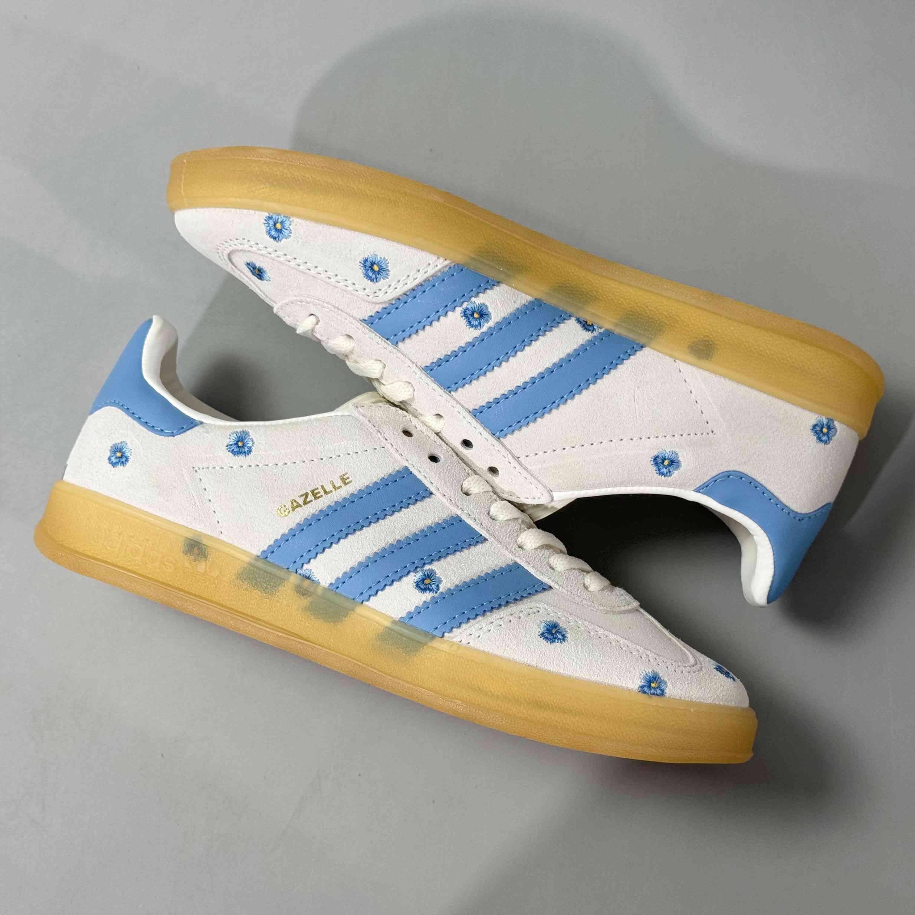 Adidas Originals Gazelle Indoor 'Light Blue Floral' - Banlieue91