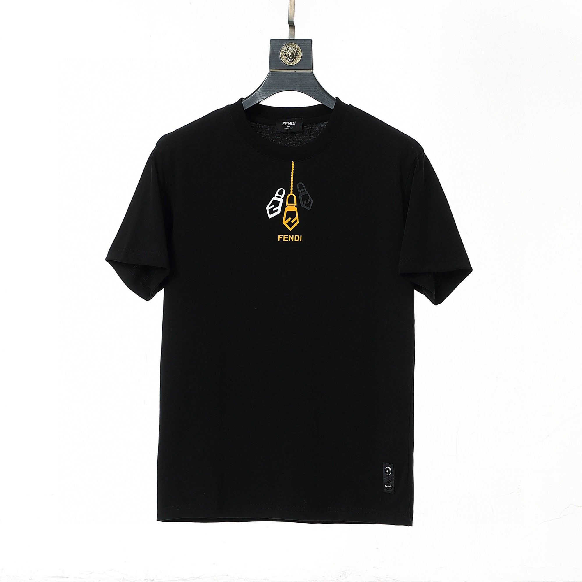 Fendi T-Shirt without Collar 'Black' - Banlieue91