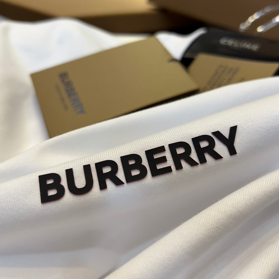 Burberry T-Shirt Without Collar 'White' - Banlieue91