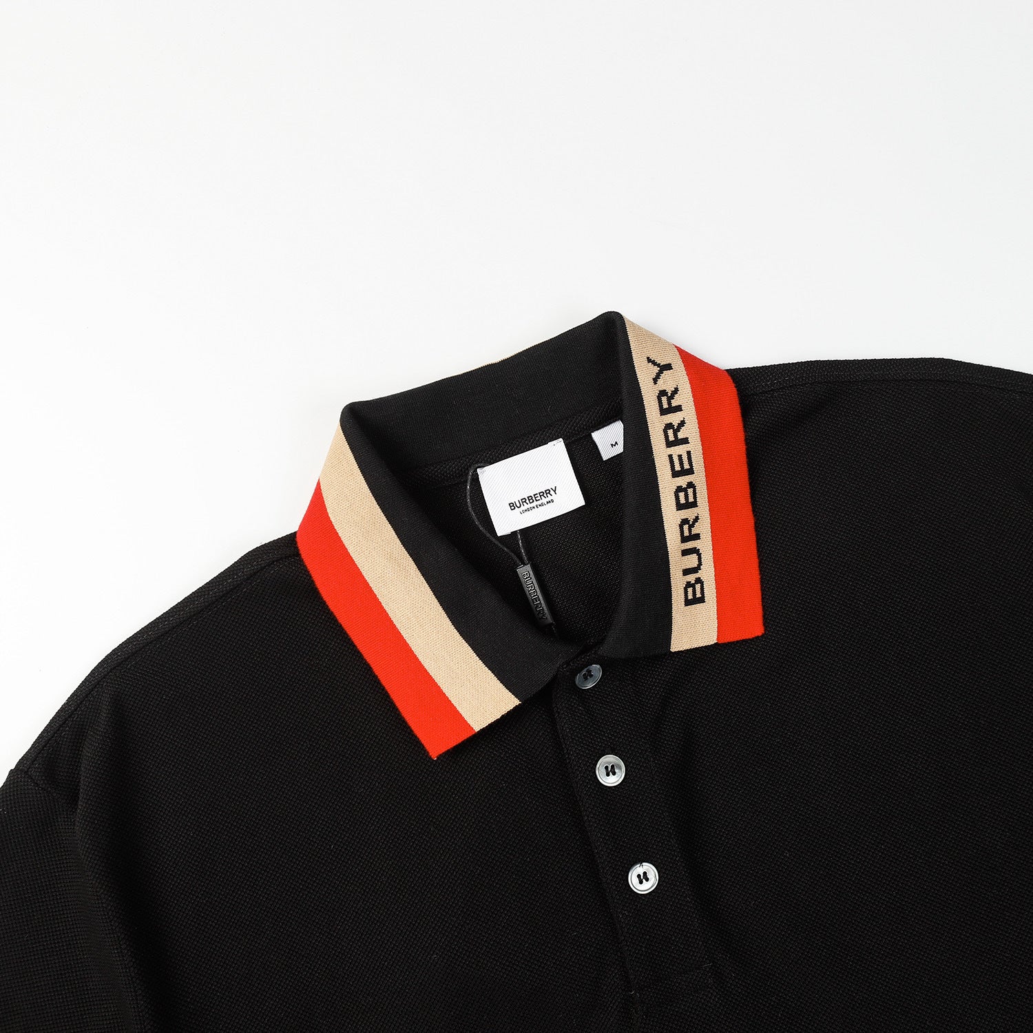 Burberry Logo Detail Cotton Piqué Polo Shirt - Banlieue91 -