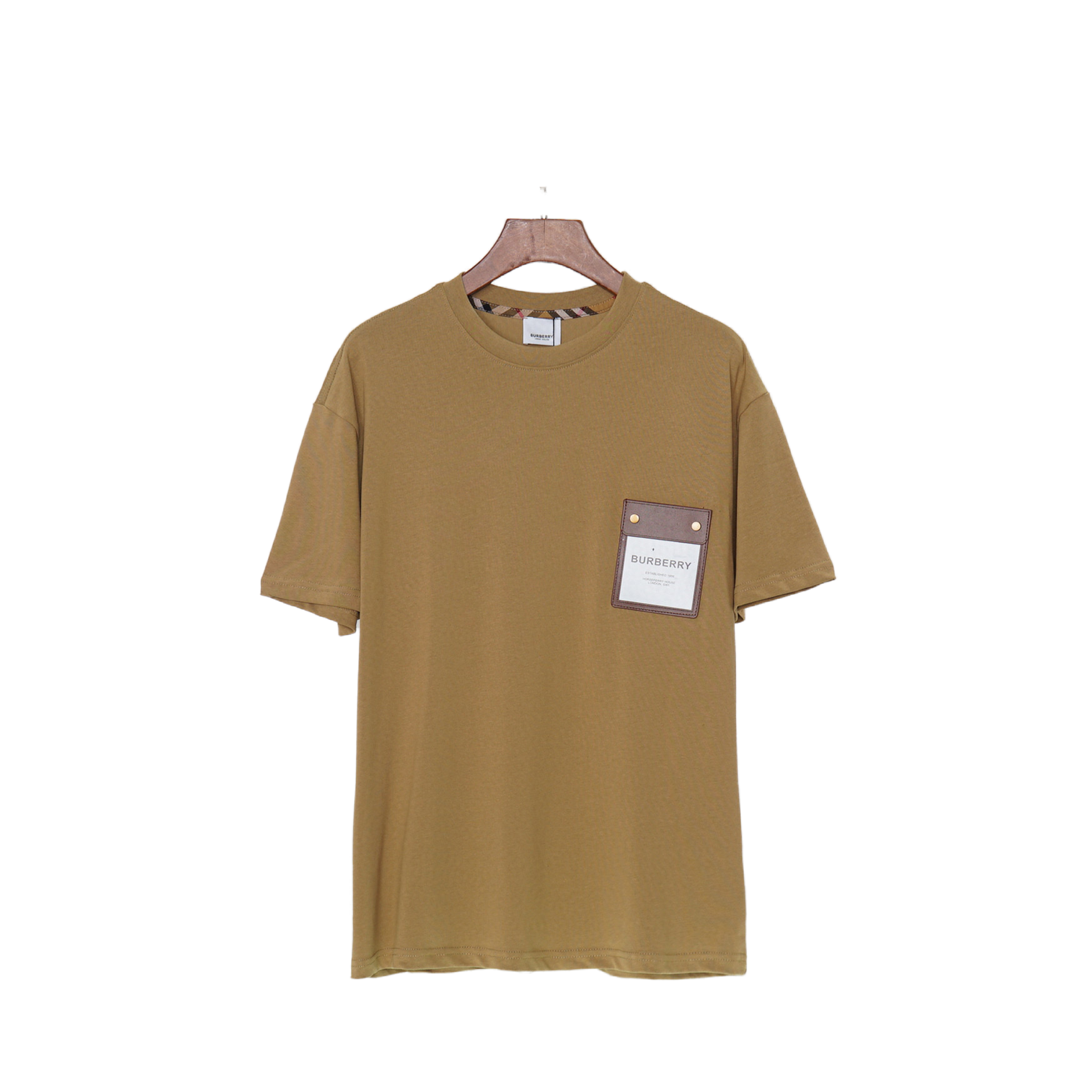 Burberry T-Shirt Without Collar 'Beige' - Banlieue91