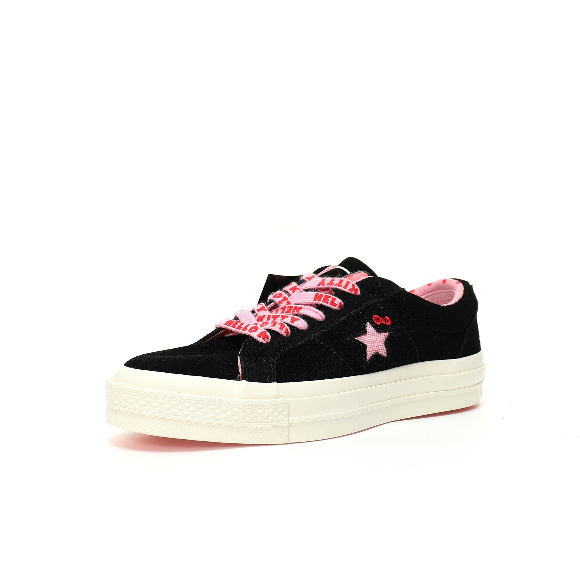 Hello Kitty x Converse One Star Suede Low "Black Pink"