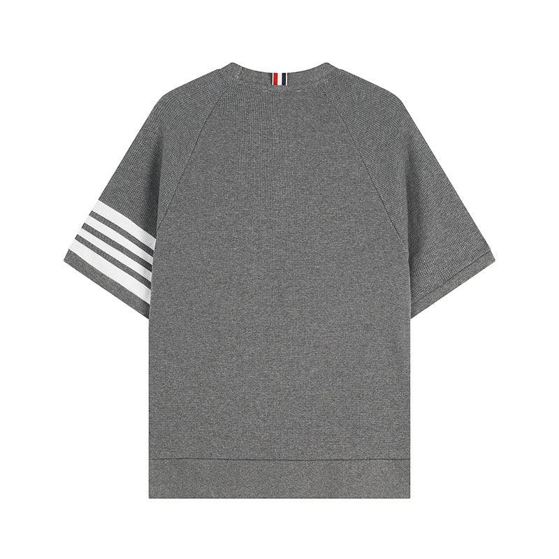 Thom Browne T-Shirt Without Collar 'Grey' - Banlieue91