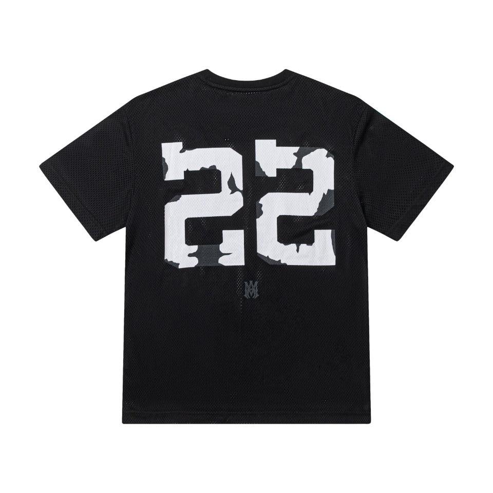 Amiri 22 Black T-Shirt Without Collar - Banlieue91